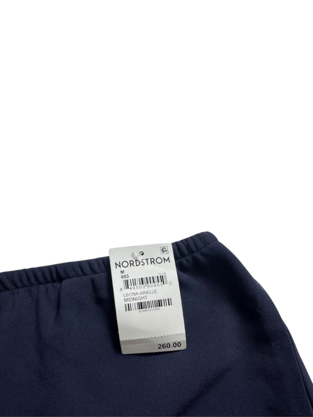 π NWT LESET Arielle City Shorts Midnight Blue Crepe Pull-On Dress Shorts Size M - Picture 3 of 8
